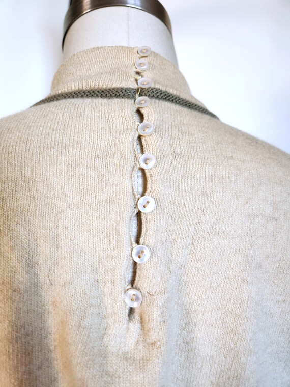 Vintage 40s 50s Cashmere Sweater - Cashmere Sweat… - image 3