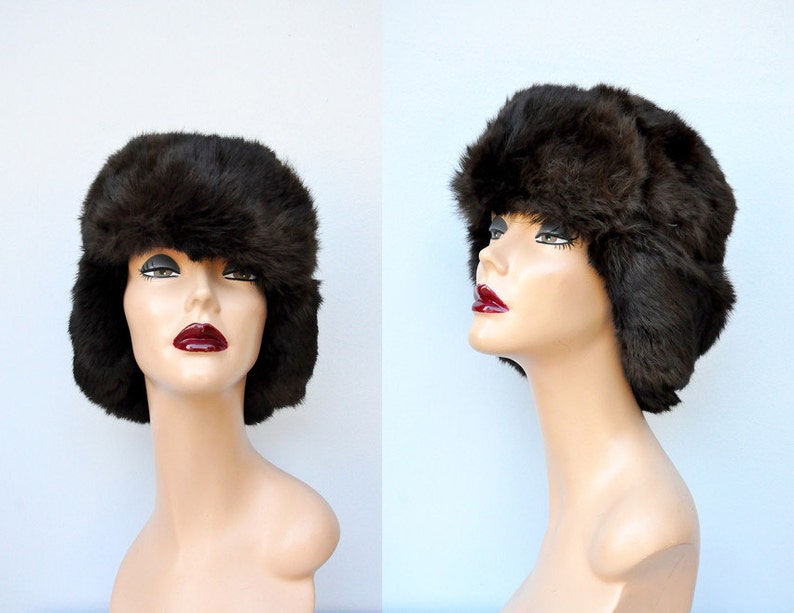Vintage Russian Fur Hat Cossack Hat Ushanka Hat Genuine Etsy