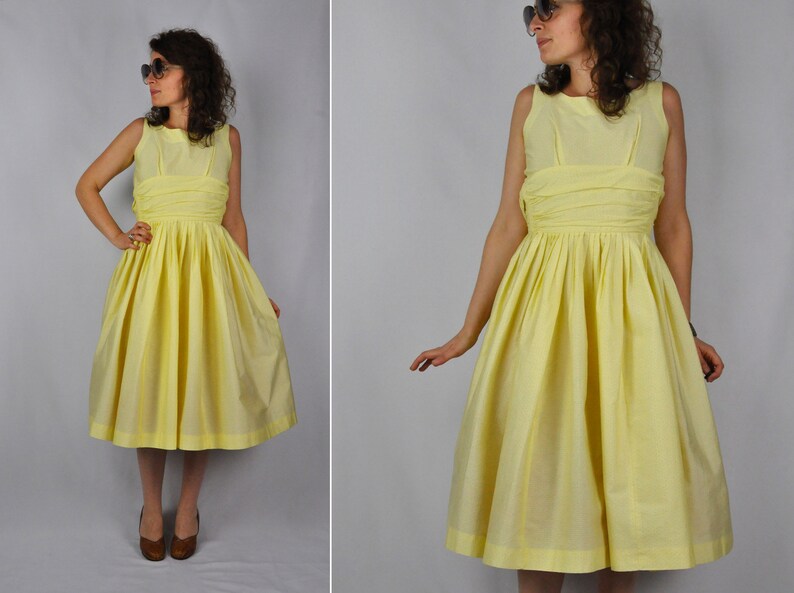 canary yellow sundress