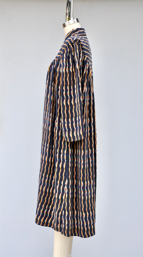 Vintage SILK Dress - Oversized Lagenlook Dress - … - image 7