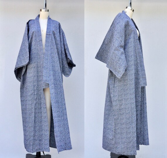 Vintage Cotton Kimono - Unisex Kimono - Long Kimon