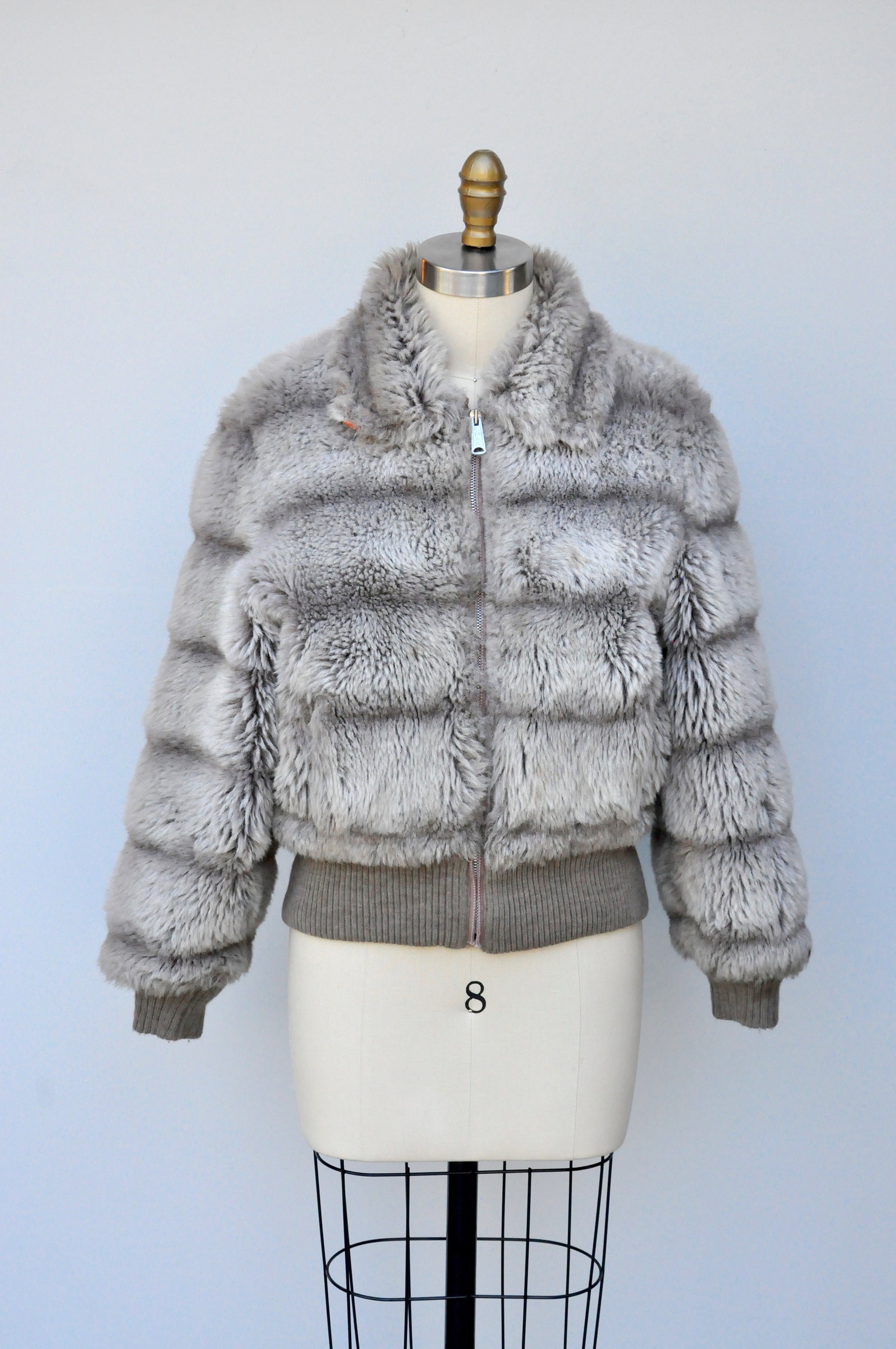 Vintage FAUX FUR Jacket - 70s 80s Fur Jacket - Faux Fur Vintage FAUX FUR Jacket - 70s 80s Fur Jacket - Faux Fur