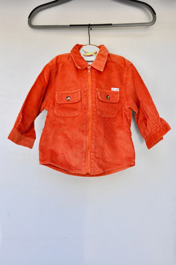 Vintage Corduroy Jacket for Kids Toddler - Zip Up… - image 1