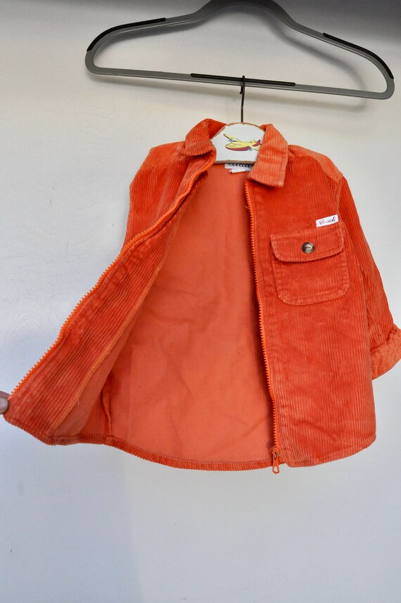 Vintage Corduroy Jacket for Kids Toddler - Zip Up… - image 2