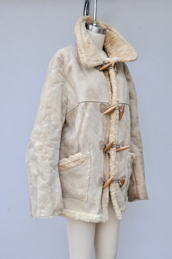 80s sheepskin coat