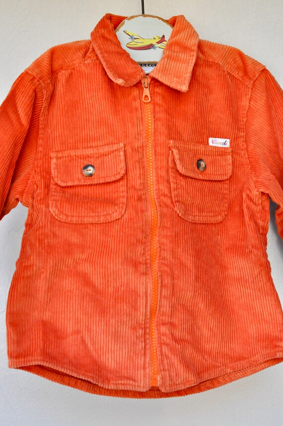 Vintage Corduroy Jacket for Kids Toddler - Zip Up… - image 6