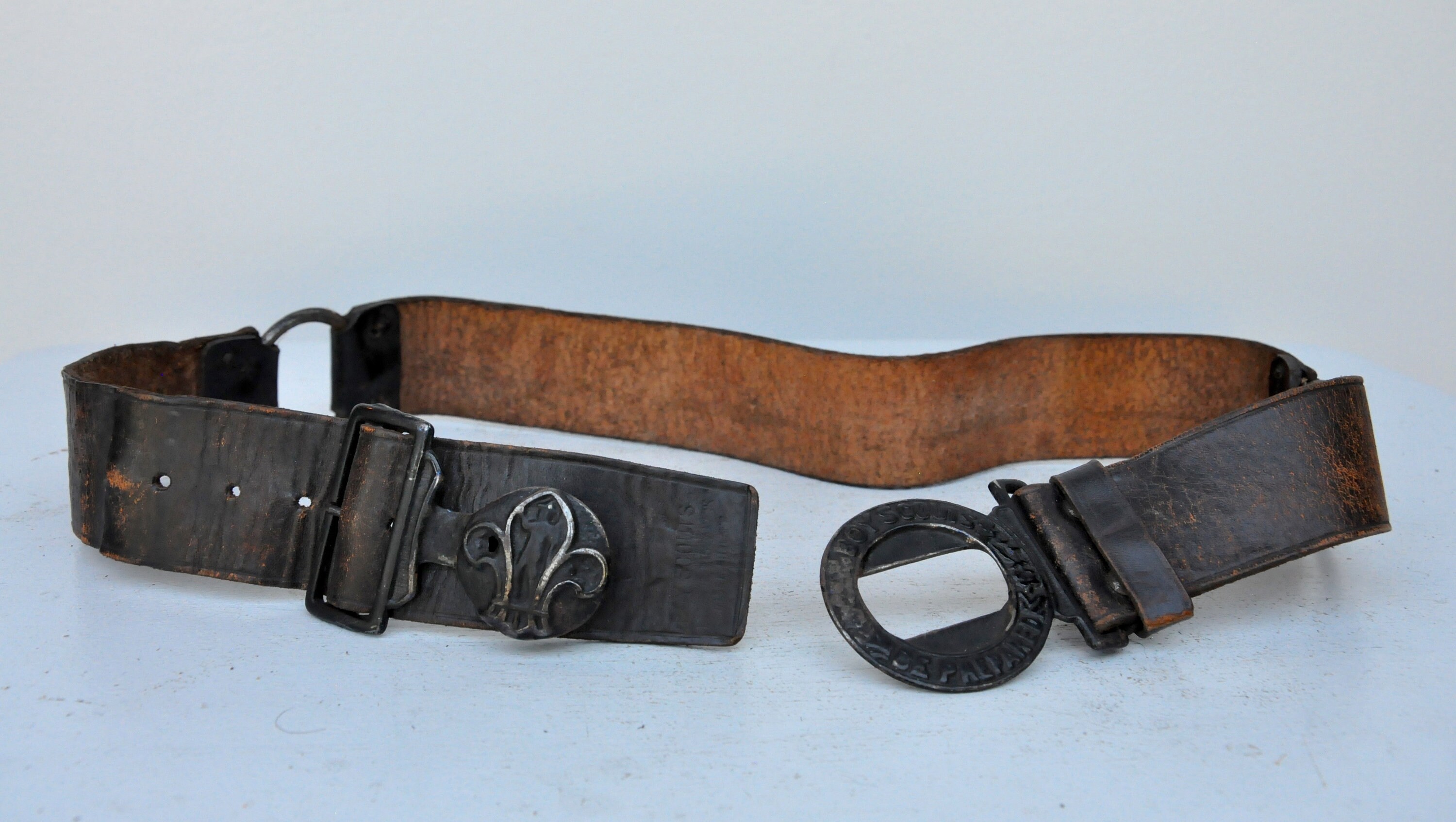 Vintage 30s 40s Boy Scouts Leather Belt BSA Leather Belt Etsy Ireland