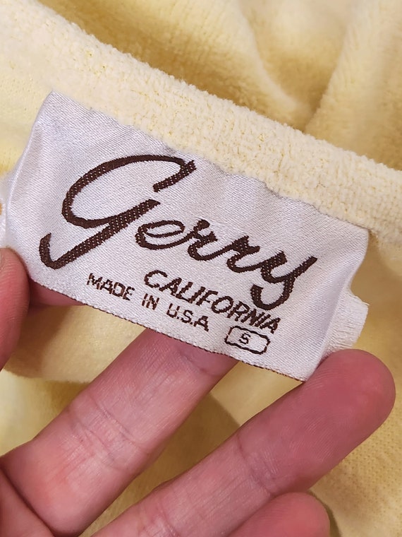 Gerry イエロー　 made in USA vintage 70s、80s Gerry イエロー made in USA vintage 70s、80s