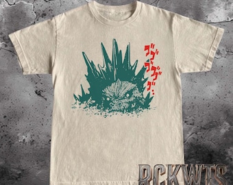Japanese monster movie shirt, kaiju graphic tee, retro tokusatsu style, horror movie tee, horror film shirt, 90s vintage RW19
