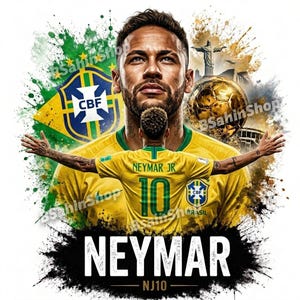 Brazil neymar jr 10 - Etsy 日本