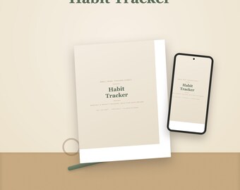 Printbare gewoonte-tracker | Invulbare maandelijkse en wekelijkse gewoonte-tracker voor mensen met ADHD | Direct te downloaden als PDF