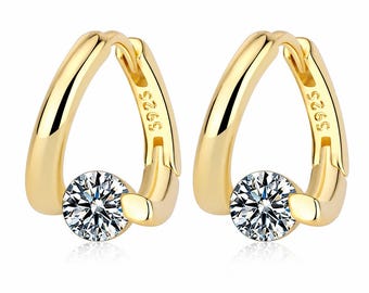925 CZ Hoop earrings for Women