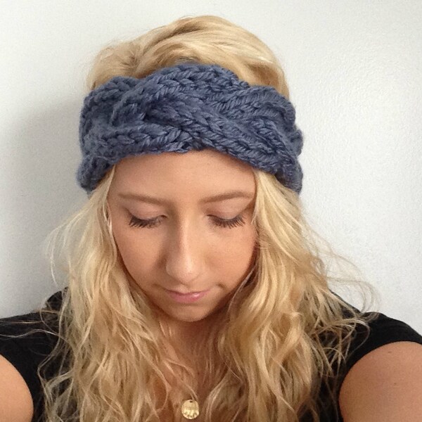 Knit Headband - Braided Knit Headband