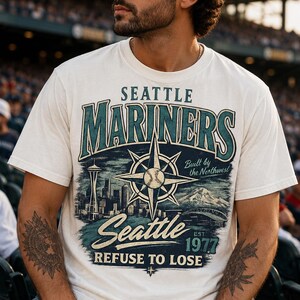 Camiseta Comfort Colors® de los Seattle Mariners / Refuse to Lose Seattle 1977 MLB