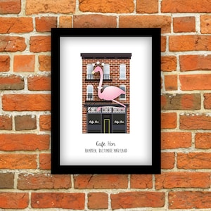 Baltimore (Maryland) Print - Cafe Hon