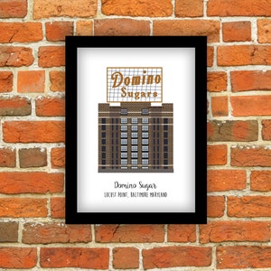 Baltimore (Maryland) Print - Domino Sugars