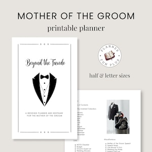 Mutter des Bräutigams Planer | Halbe & Buchstabengrößen
