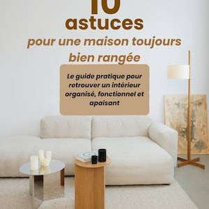PDF Guide | 10 Tips for a Tidy Home | Organization & Storage | Instant Download