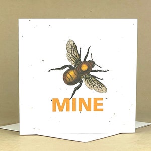 Wees(e) van mij! / Milieuvriendelijke plantbare gezaaide kaart
