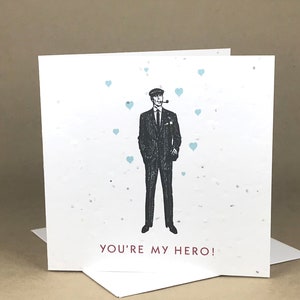 Pflanzenfreundliche Saatkarte / You're my Hero