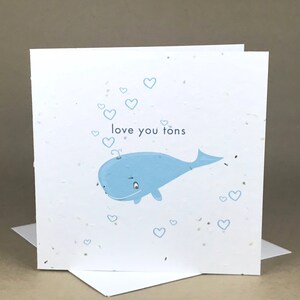 Carte ensemencée écologique plantable / Love You Tons