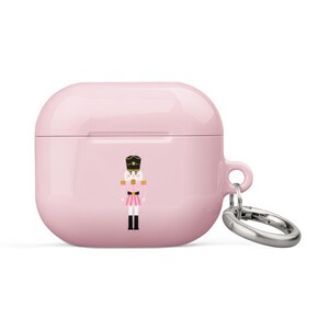 AirPods Hülle  Rosa Nussknacker  | Süße Weihnachts AirPods Case | Pink Christmas Design | Coquette Weihnachtsgeschenk