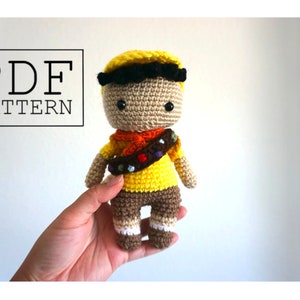 PATTERN ONLY* Russell Wilderness Explorer from Up Inspired Amigurumi Doll