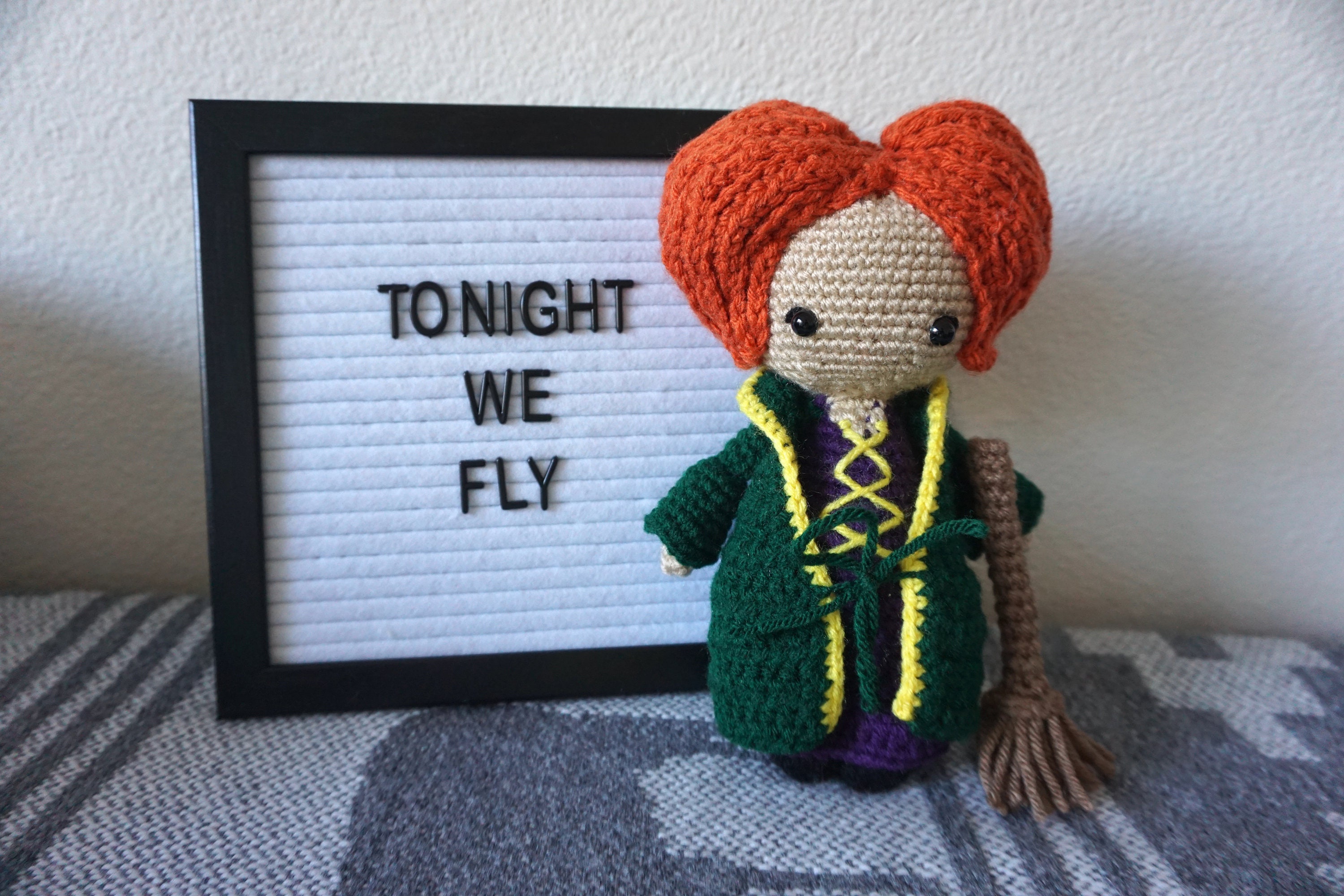 Macrame Hocus Pocus PATTERN ONLY* Hocus Pocus Winifred Sanderson Inspired Amigurumi Doll - Etsy