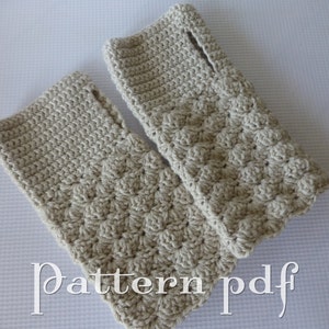 PDF Pattern - Fingerless Gloves - 4 sizes children through adult