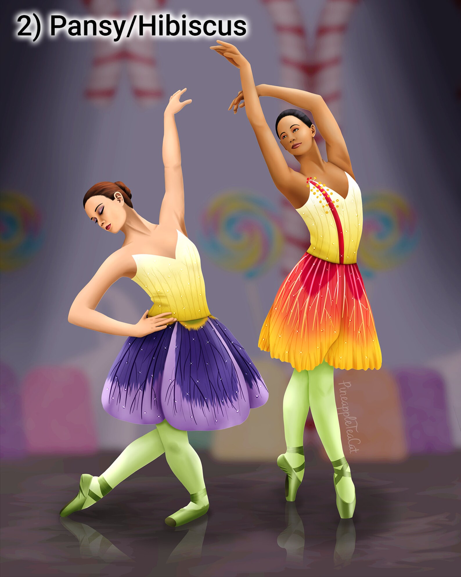 Nutcracker Ballet Waltz of the Flowers Art Prints Etsy