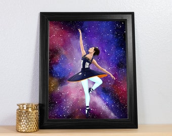 TARDIS Ballerina art print