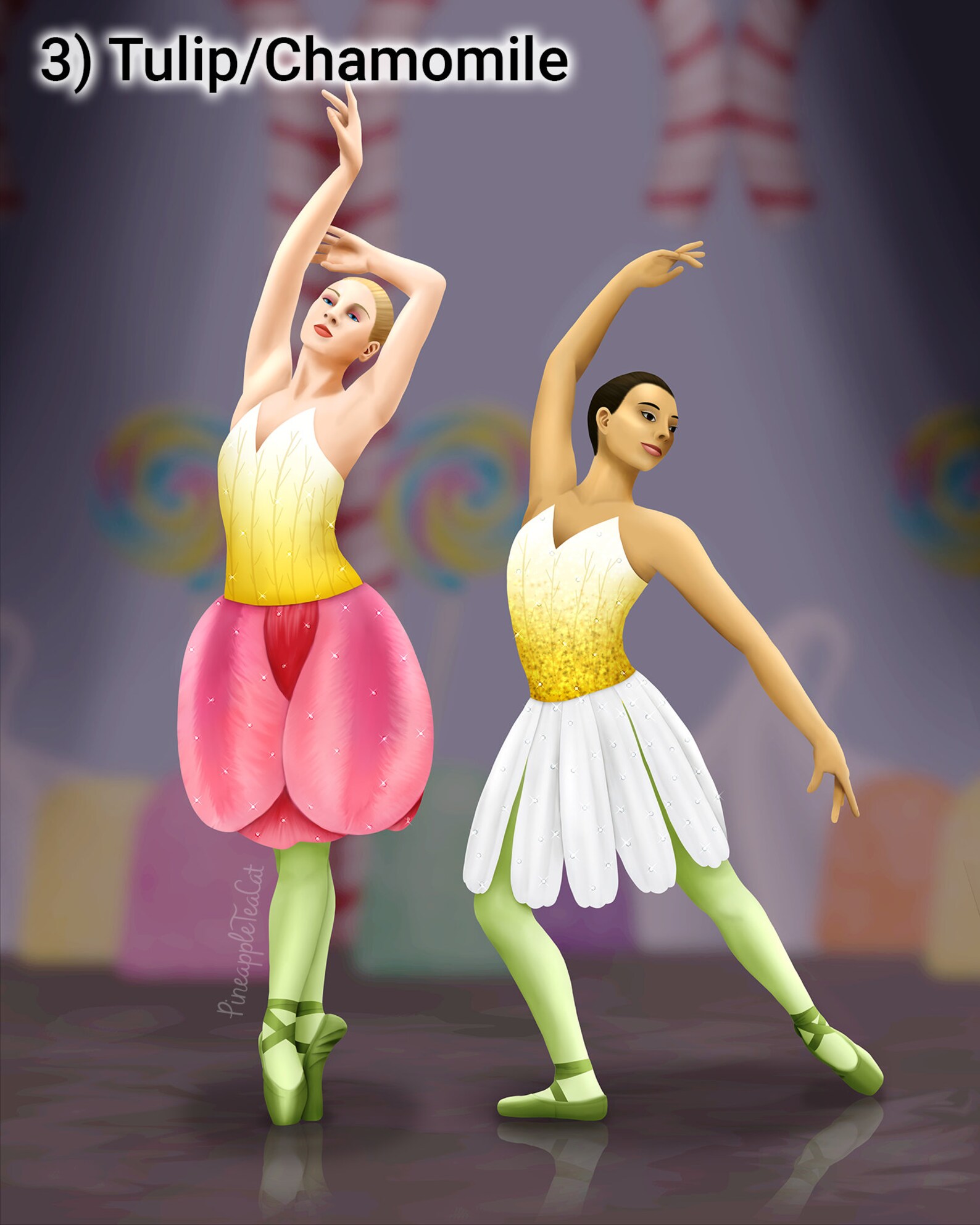 Nutcracker Ballet Waltz of the Flowers Art Prints Etsy