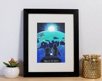 Watching the Earth Art Print