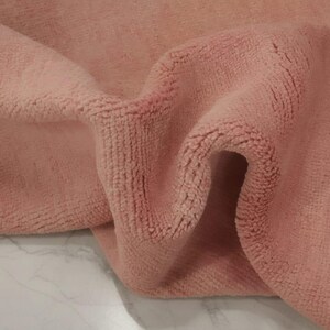 Tapis en laine rose poudré, uni, motif saumon et rose, tissé à la main, pour salon ou chambre, tapis de sol minimaliste et doux, 152 x 244 cm, 244 x 305 cm et 274 x 366 cm.