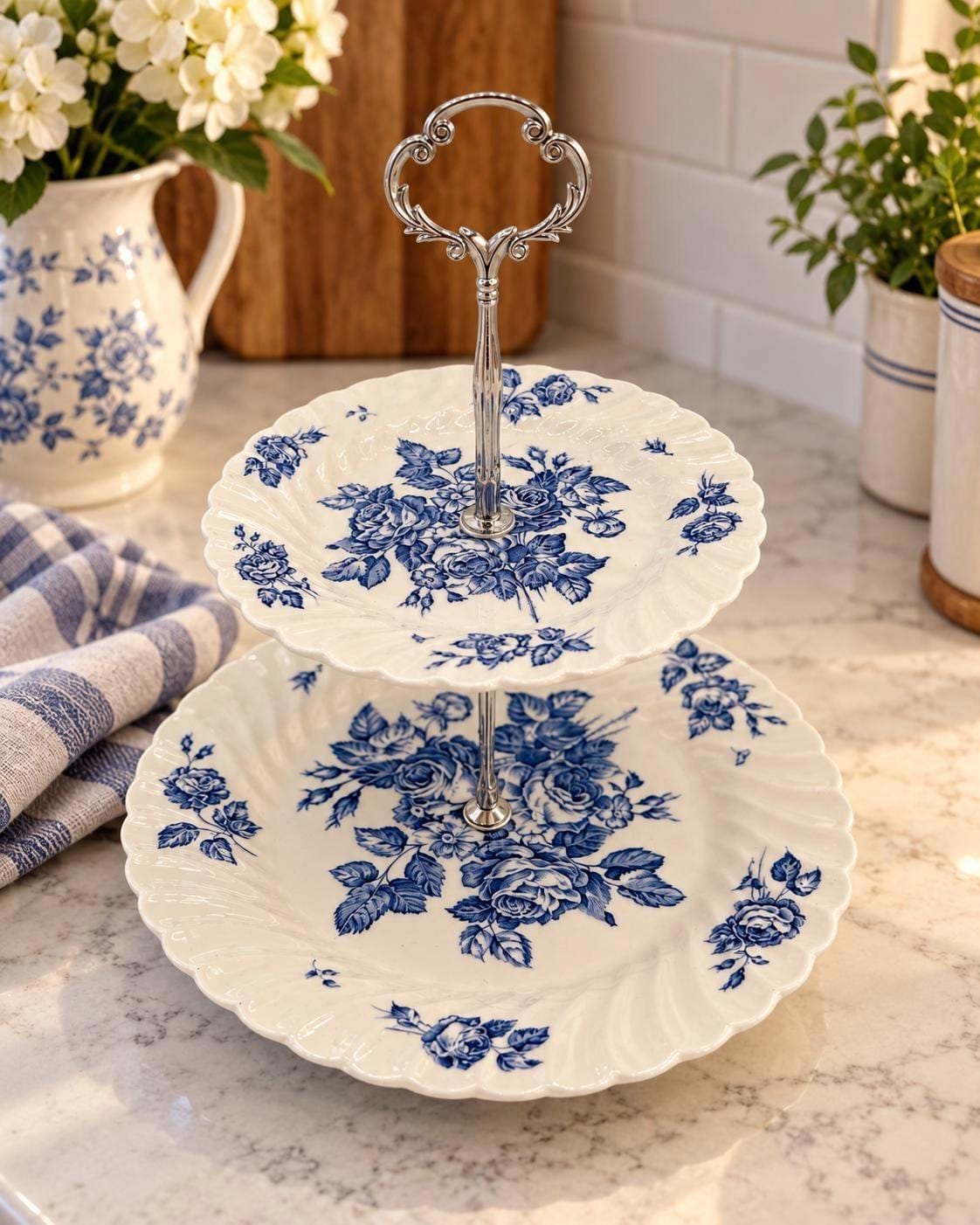 Johnson Brothers Cake Stand - Etsy