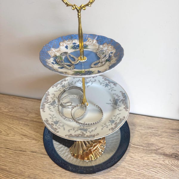 Vintage China 3-Tier Stand