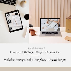 Freelance Project Proposal Template Text, Project Pitch Framework, Client Onboarding Scripts, B2B Business Brief Form