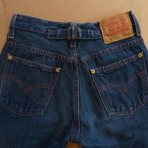Levi jeans with red stitching clearance