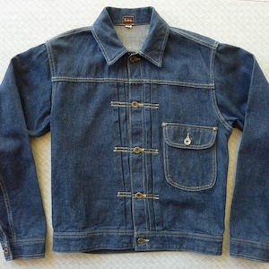 Reproduction Vintage Lee Cowboy Denim Jacket 101J 1944 Model. Size