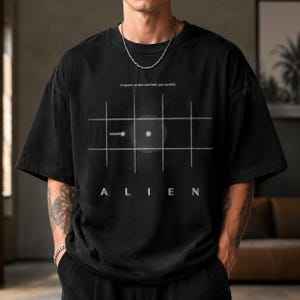 Alien Motion Tracker T-shirt Kult Sci Fi Skräck Bio Tee