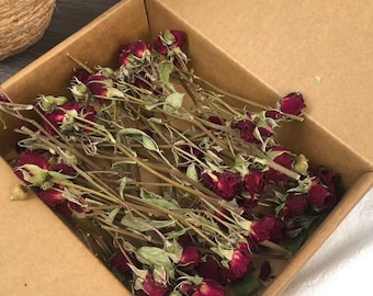 Dried Multi-Headed Rose Bunches – Perfect for Bridal Bouquets and Holiday Gifts.