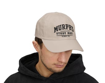 Murph's Study Hall York PA Cappellino classico da papà / Cappellino da baseball vintage universitario