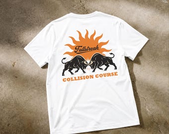 Collision Course Weißes Kurzarm-T-Shirt