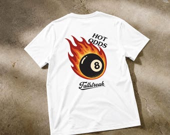 Hot Odds Weißes Kurzarm-T-Shirt