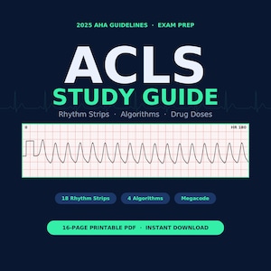 ACLS Study Guide 2025