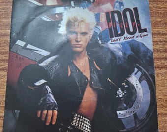 Billy Idol - Jag behöver inte en pistol, fransk utgåva, 1986