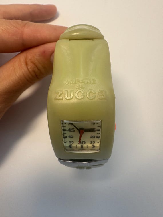 Vintage Cabane de Zucca “Bone/ Doggy Gum” Watch Olive… - Gem