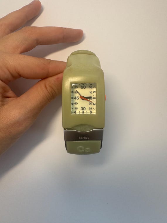 Vintage Cabane de Zucca “Bone/ Doggy Gum” Watch Olive… - Gem