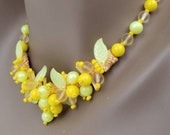 1950s West Germany Vintage Lucite Costume Jewelry Set
