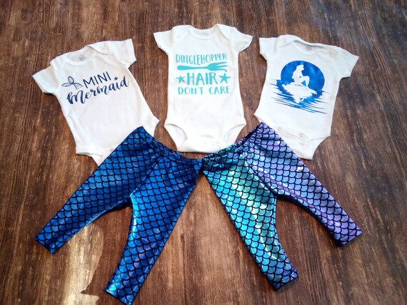 little mermaid onesie